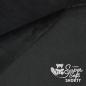 Preview: Plüschstoff Shorty uni 75x100cm schwarz – Kullaloo